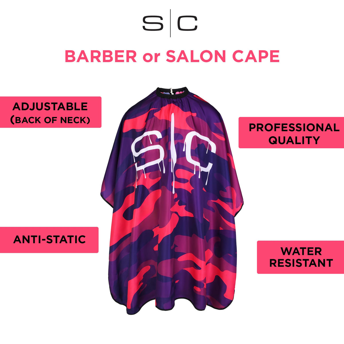 Stylecraft Kick Cover Barber Cape Water-Resistant Hair Cutting One Size