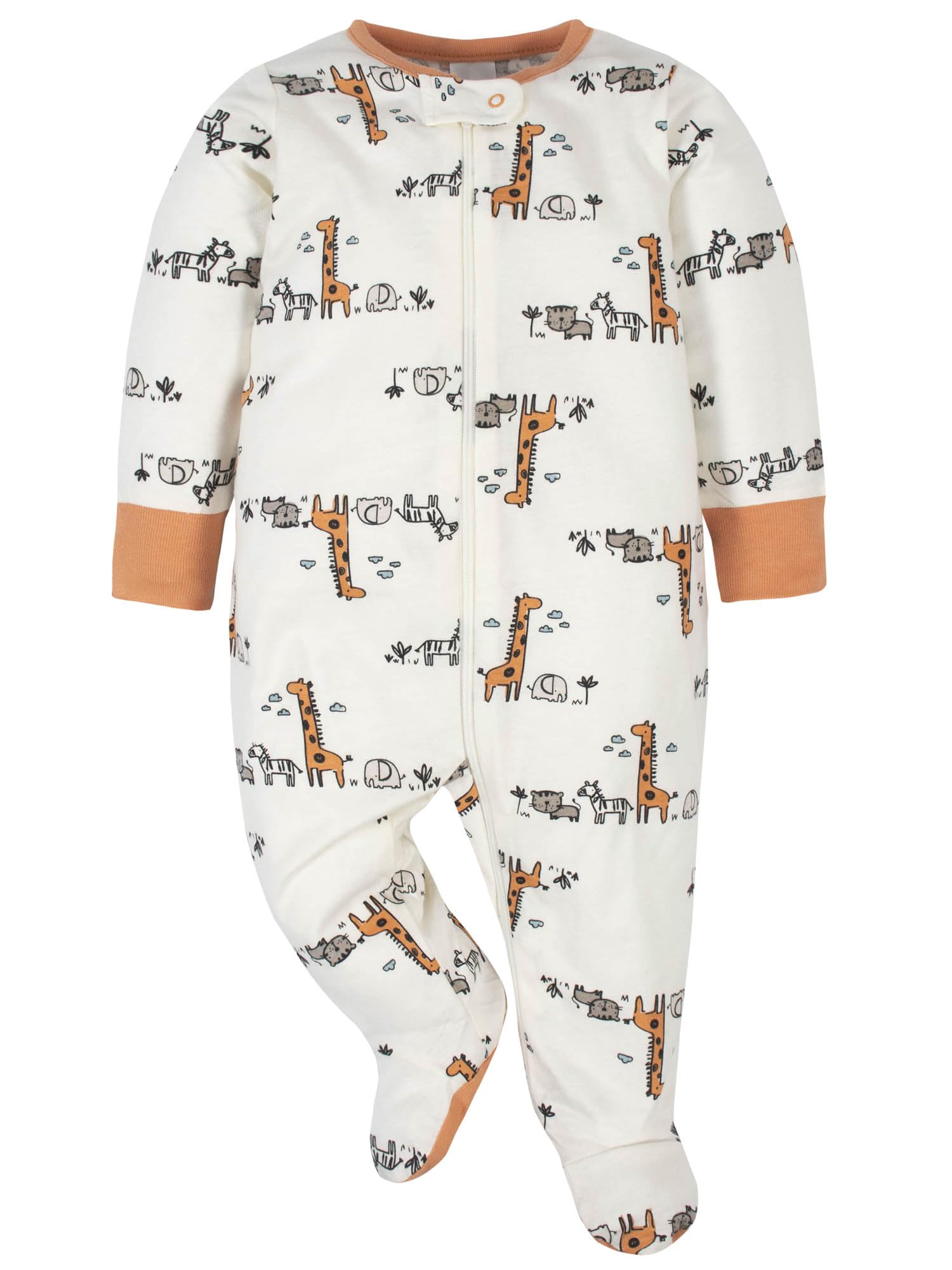 Gerber Baby Boys 4-Pack Sleep 'N Play Footie