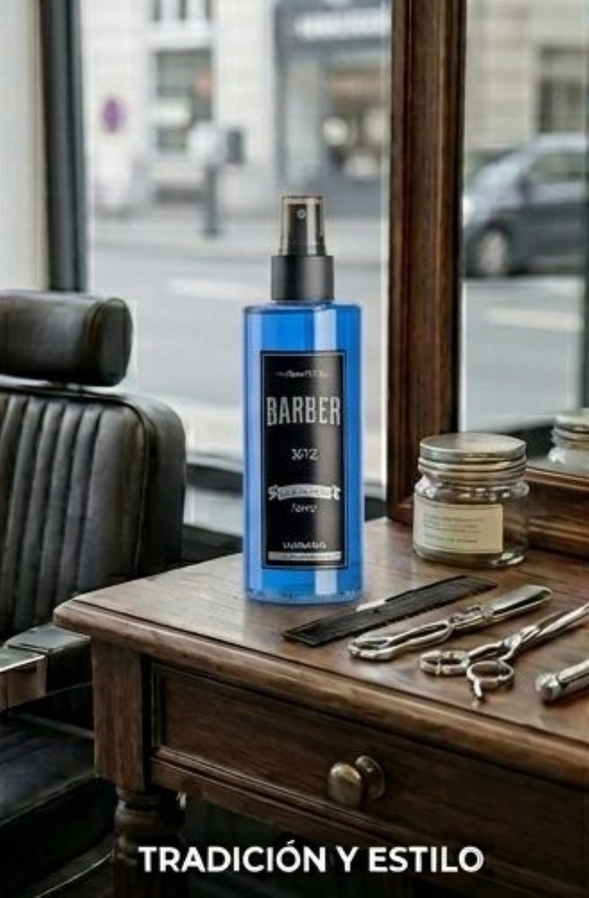 barber marmara No.3 Aftershave For Men, Turkish Eau De Cologne, Refreshing & Soothing, Moisturising & Cleansing.Leather, Cedarwood & Pacthouli Scent. Long Lasting Fragrance, 16.9 fl oz