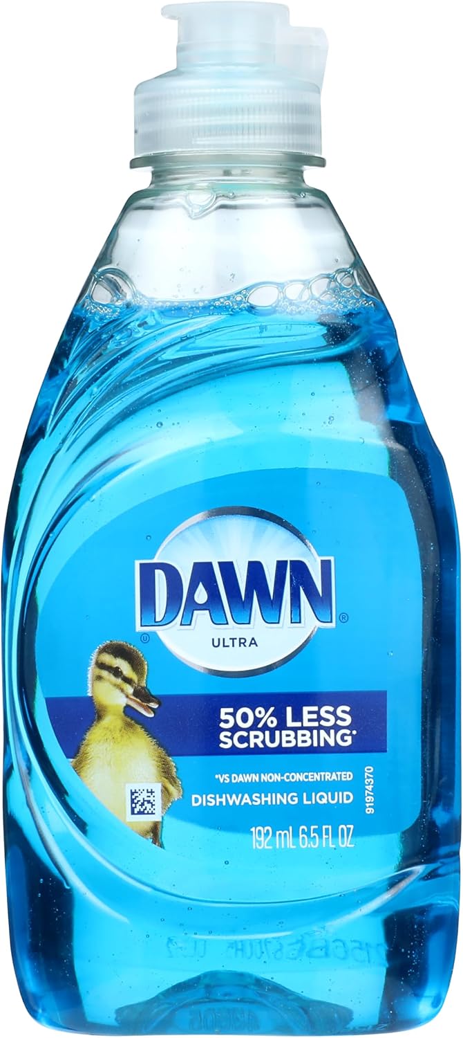 Dawn Ultra Dish Soap Refill Jug, Large Size Original Blue Liquid Dishwashing Detergent, Powerful Dish Soap for Grease, 51.5 oz
