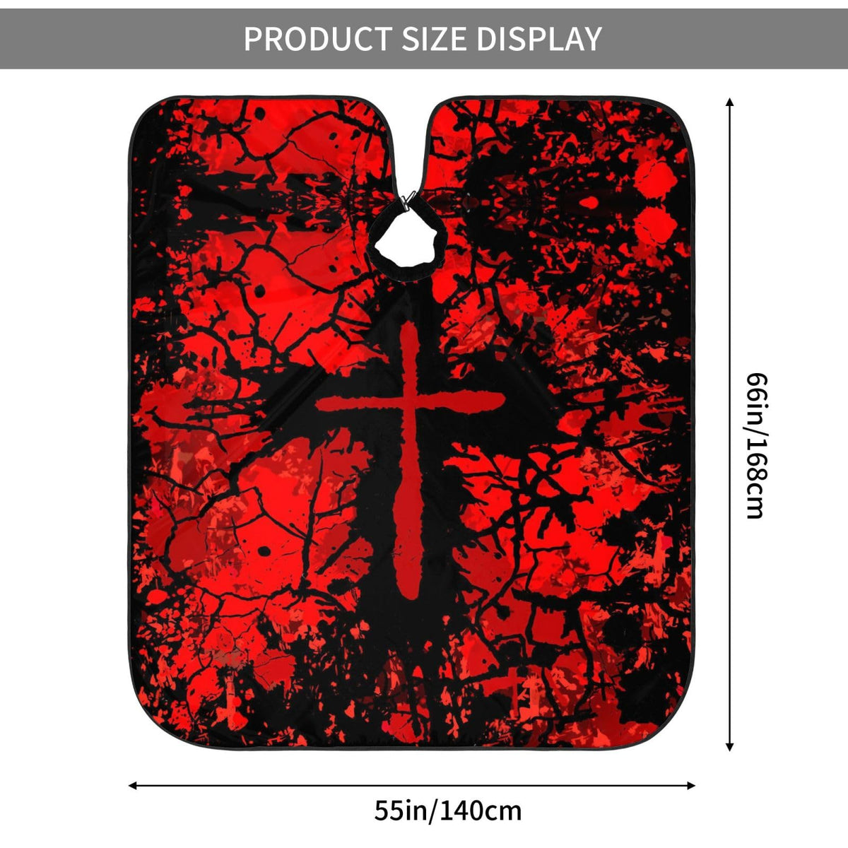 Christian Barber Cape, Jesus Hair Cutting Barber Cape Salon and Dyeing Styling Cloth for Women/Men