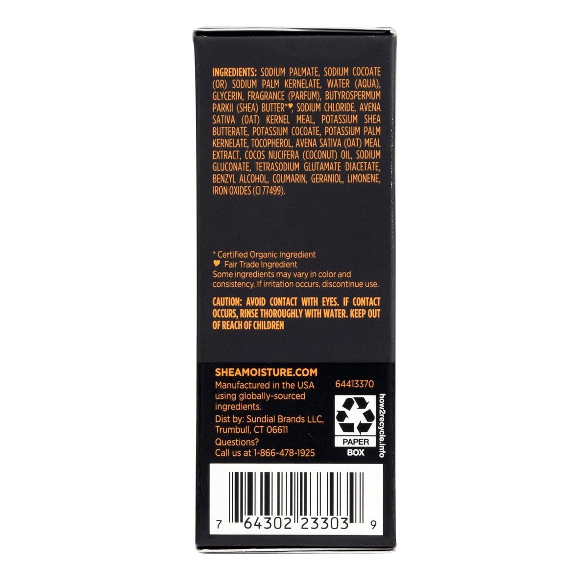 SheaMoisture Bar Soap for Troubled Skin African Black Soap Cleanser with Shea Butter 8 oz