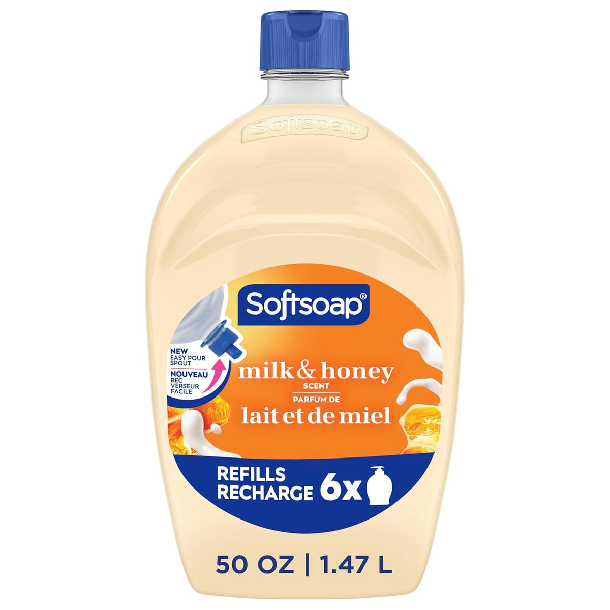 Softsoap Antibacterial Hand Soap Refill, White Tea & Berry Scent, 50 fl oz