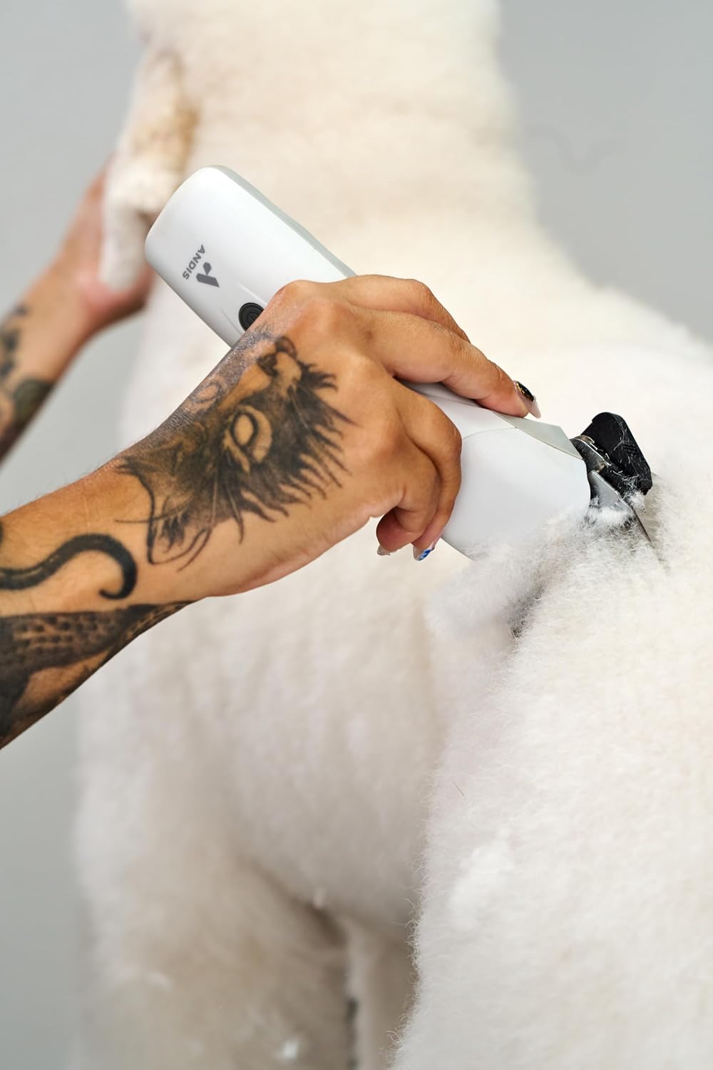Andis 564042 Emerge Pro Cordless Detachable Blade Pet Hair Clipper, Brushless Motor, 4,500 SPM, Lightweight, Ergonomic, White