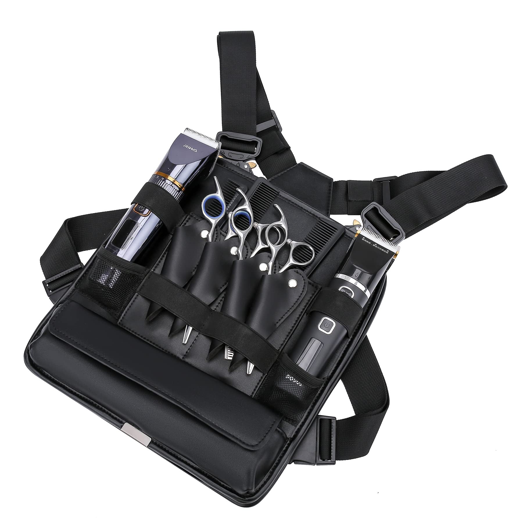 Leather Chest Rig Bag for Barbers