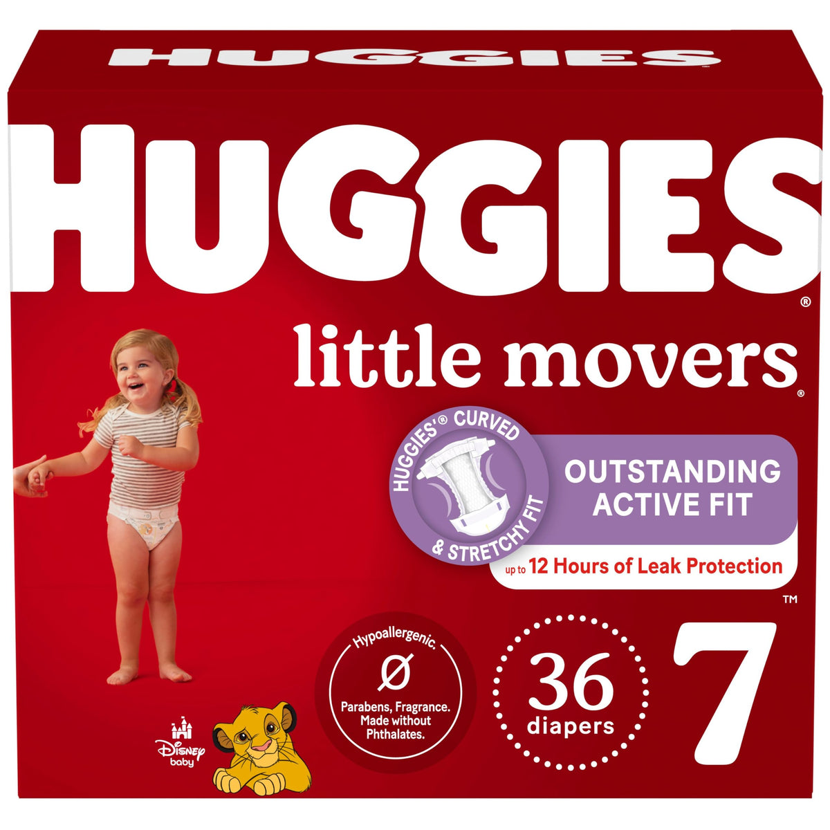 Huggies Little Movers Diapers Size 6, 84 Count