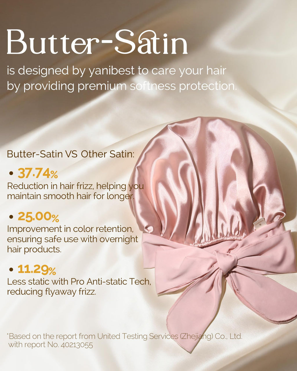 YANIBEST Adjustable Silk Bonnet – Double Layer