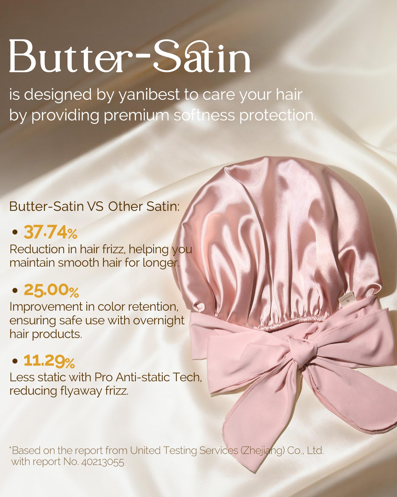 YANIBEST Adjustable Silk Bonnet – Double Layer