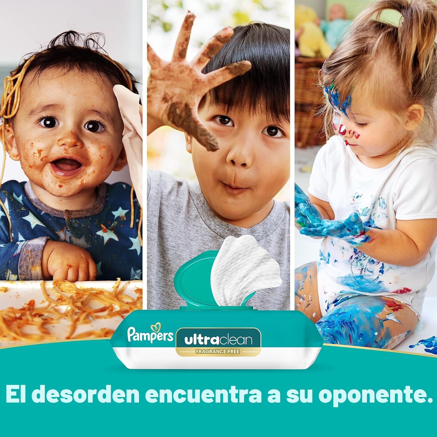 Pampers Ultraclean Baby Wipes (Previously 'Free & Gentle'), 99% Water, Hypoallergenic, Unscented, 100% Plant Based, Plastic-Free, 936 Wipes Total (12X Flip-Top Packs)