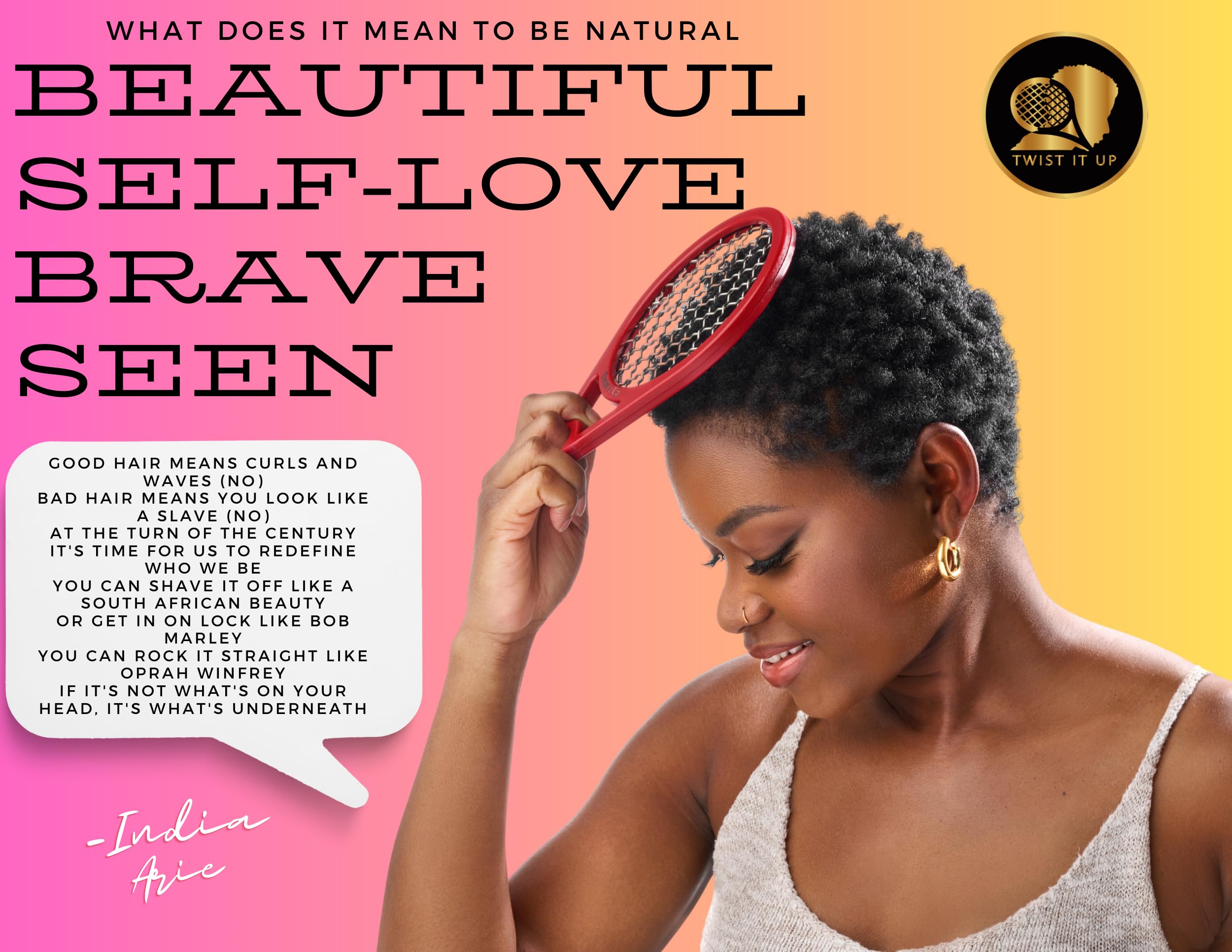 Twist It Up Comb - Bond Black