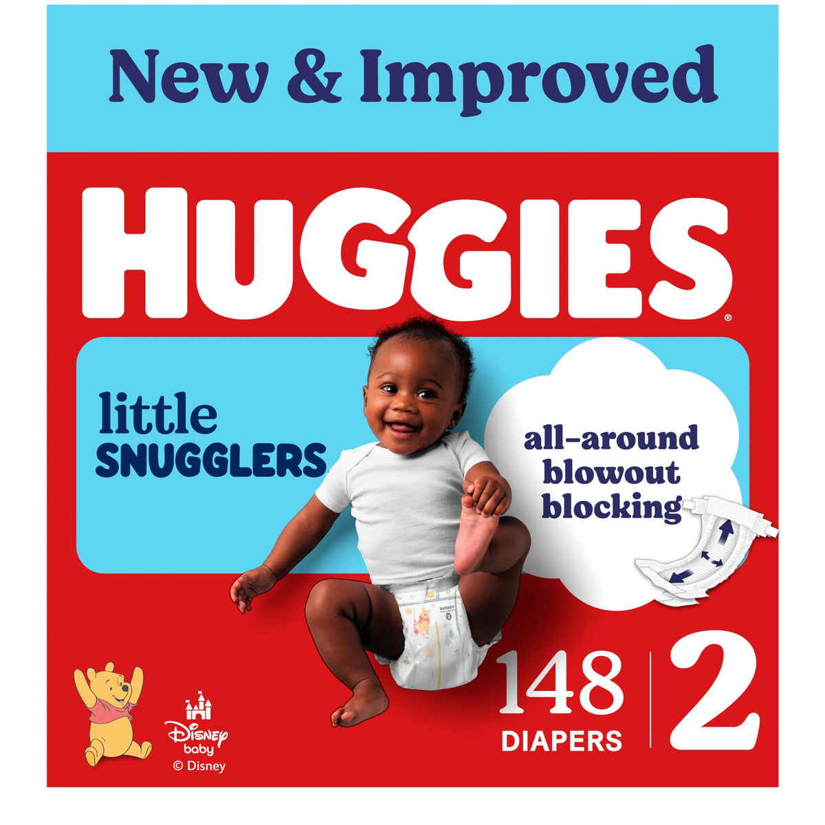 Huggies Little Snugglers Newborn Diapers, 31 Count