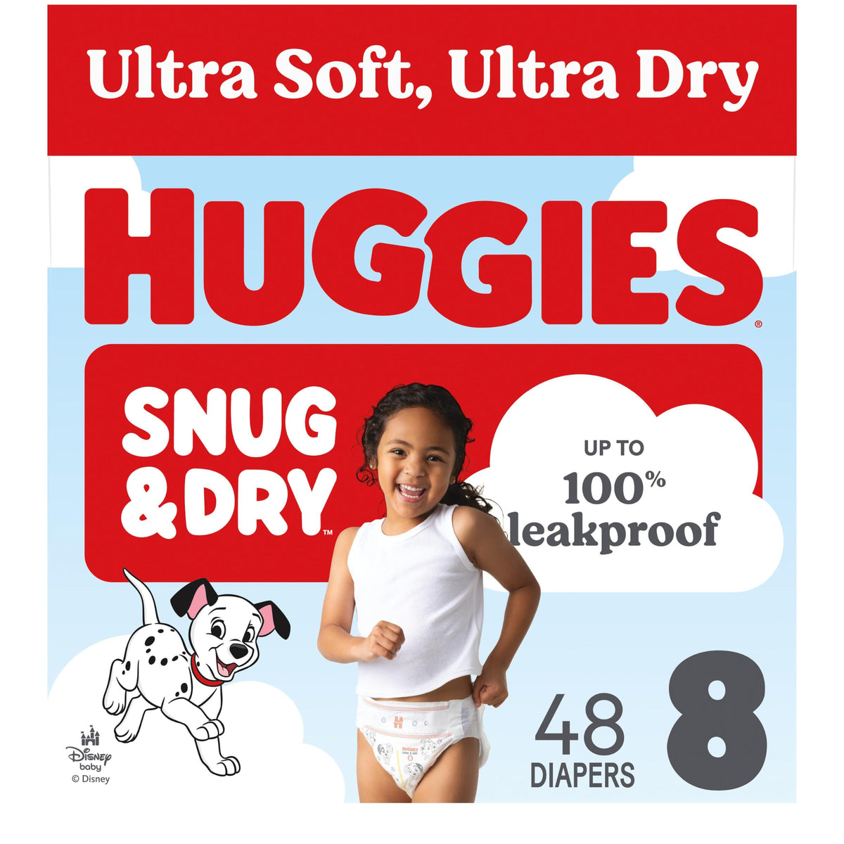 Huggies Snug & Dry Diapers Size 1, 44 Count