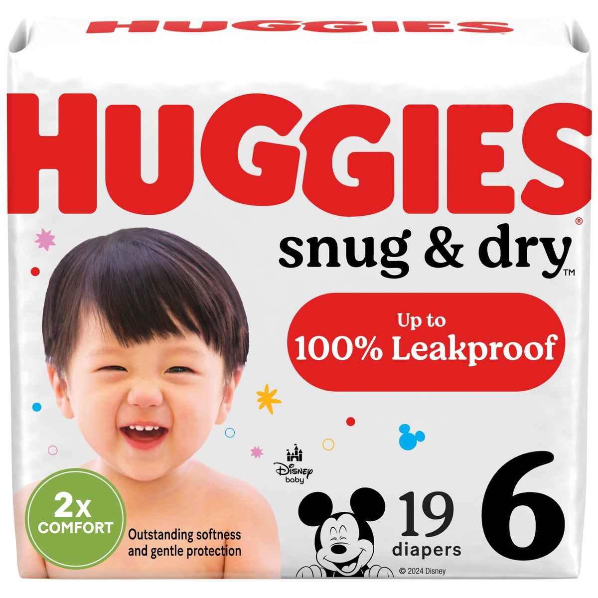 Huggies Snug & Dry Diapers Size 1, 44 Count