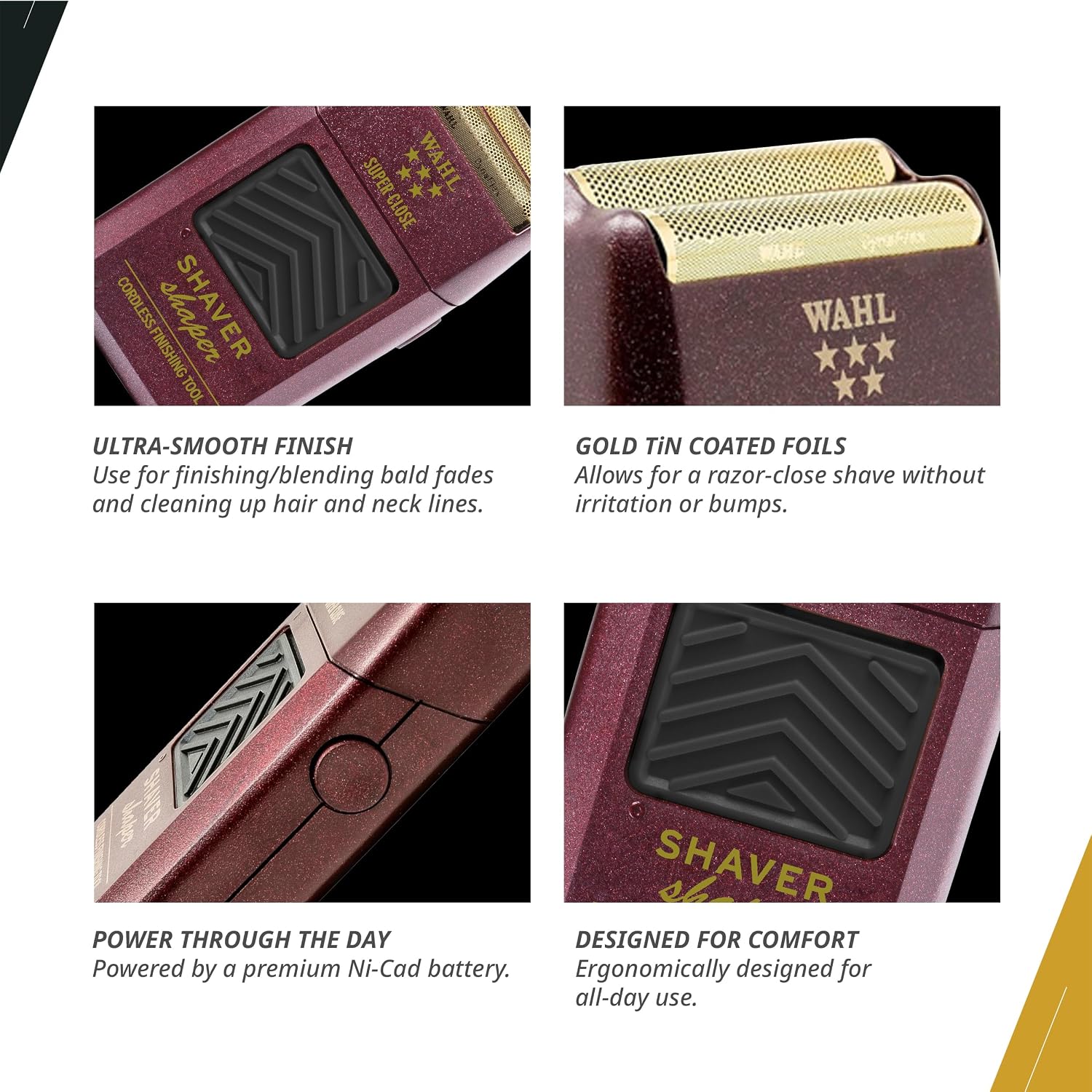 Wahl Professional 5 Star Shaver/Shaper Cord/Cordless Foil Shaver