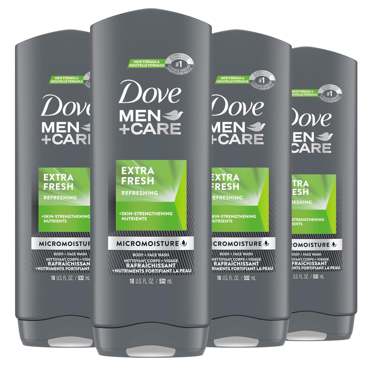 DOVE MEN Moisturizing Body Wash for Men, Eucalyptus + Cedar Oil, 26oz