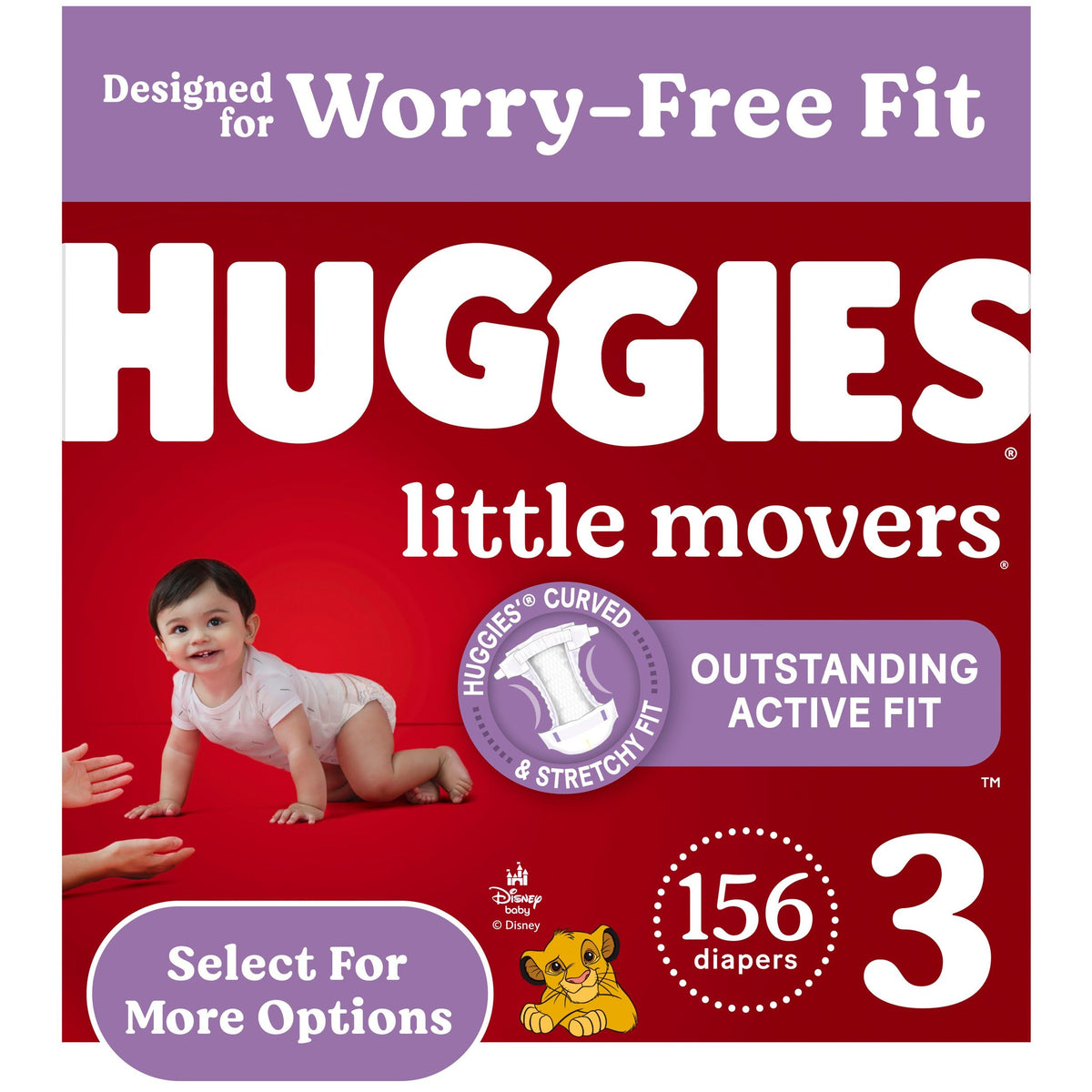Huggies Little Movers Diapers Size 6, 84 Count