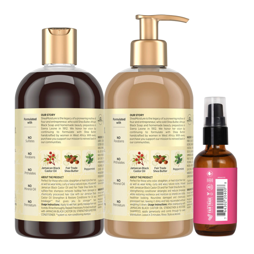 SheaMoisture Jamaican Black Castor Oil Care Set