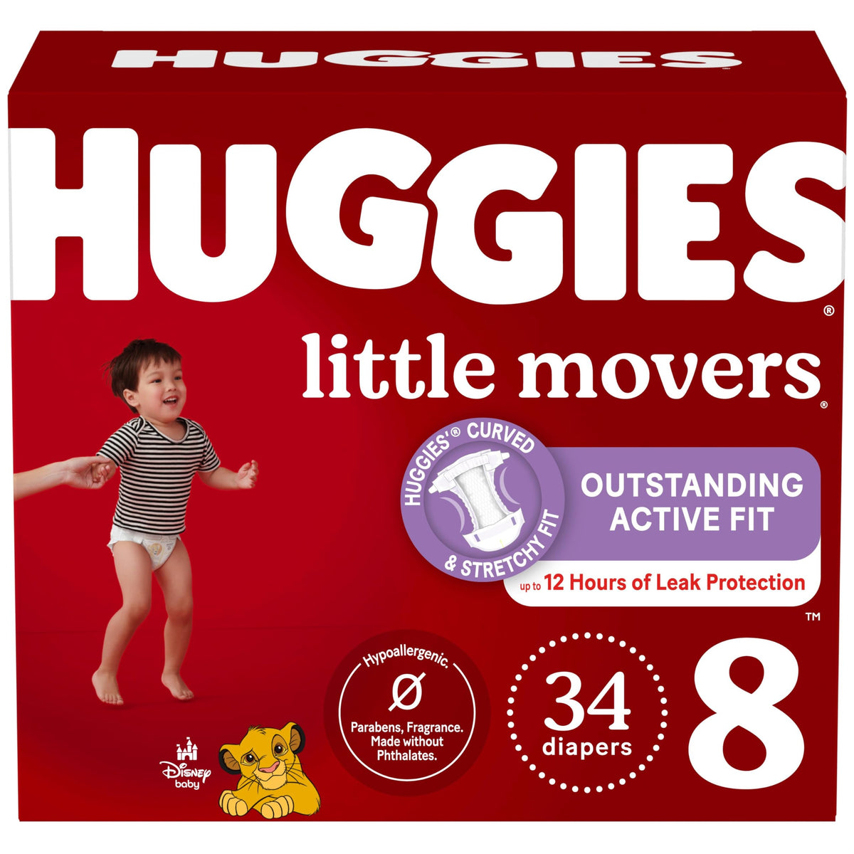 Huggies Little Movers Diapers Size 6, 84 Count