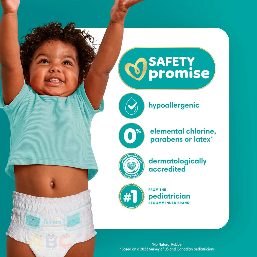 Pampers Diapers - Cruisers 360 - Size 7, 88 Count, Babyproof up to 100% Leakproof Pull-On Diaper