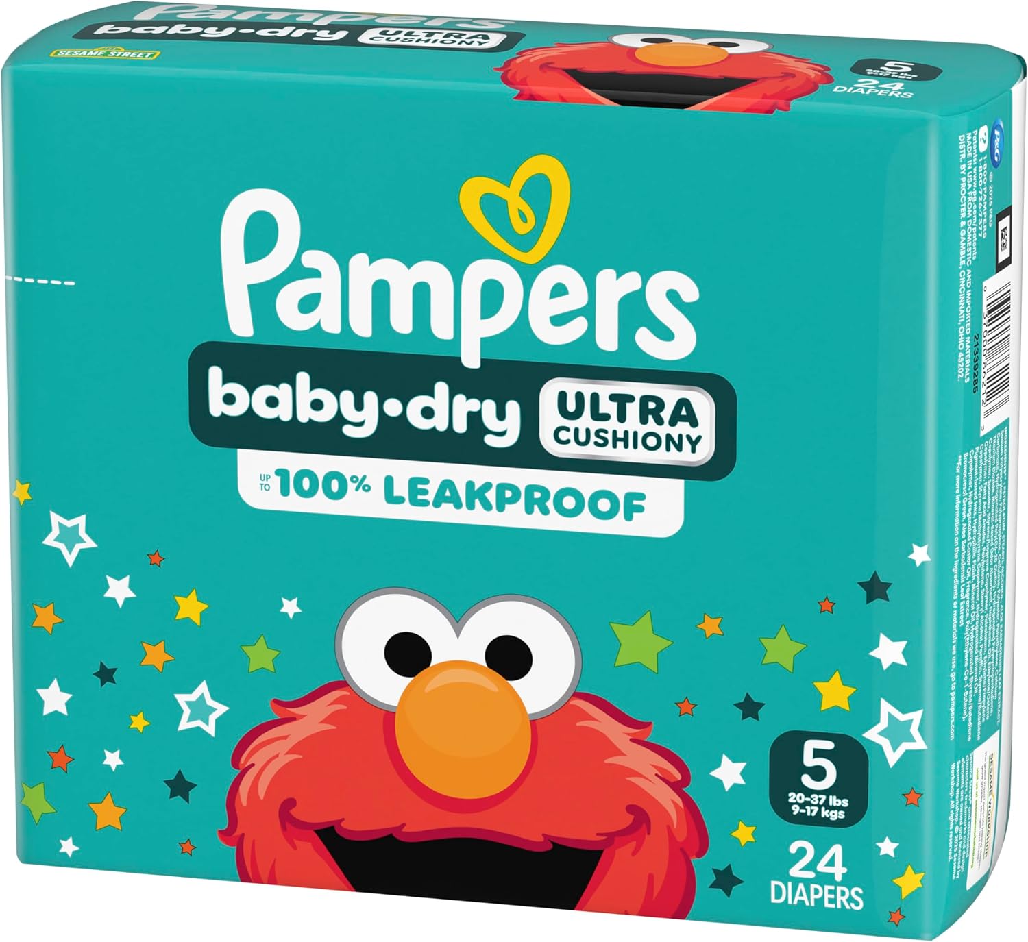 Pampers Diapers - Baby Dry - Size 3, 104 Count, Absorbent Disposable Infant Diaper (Packaging May Vary)