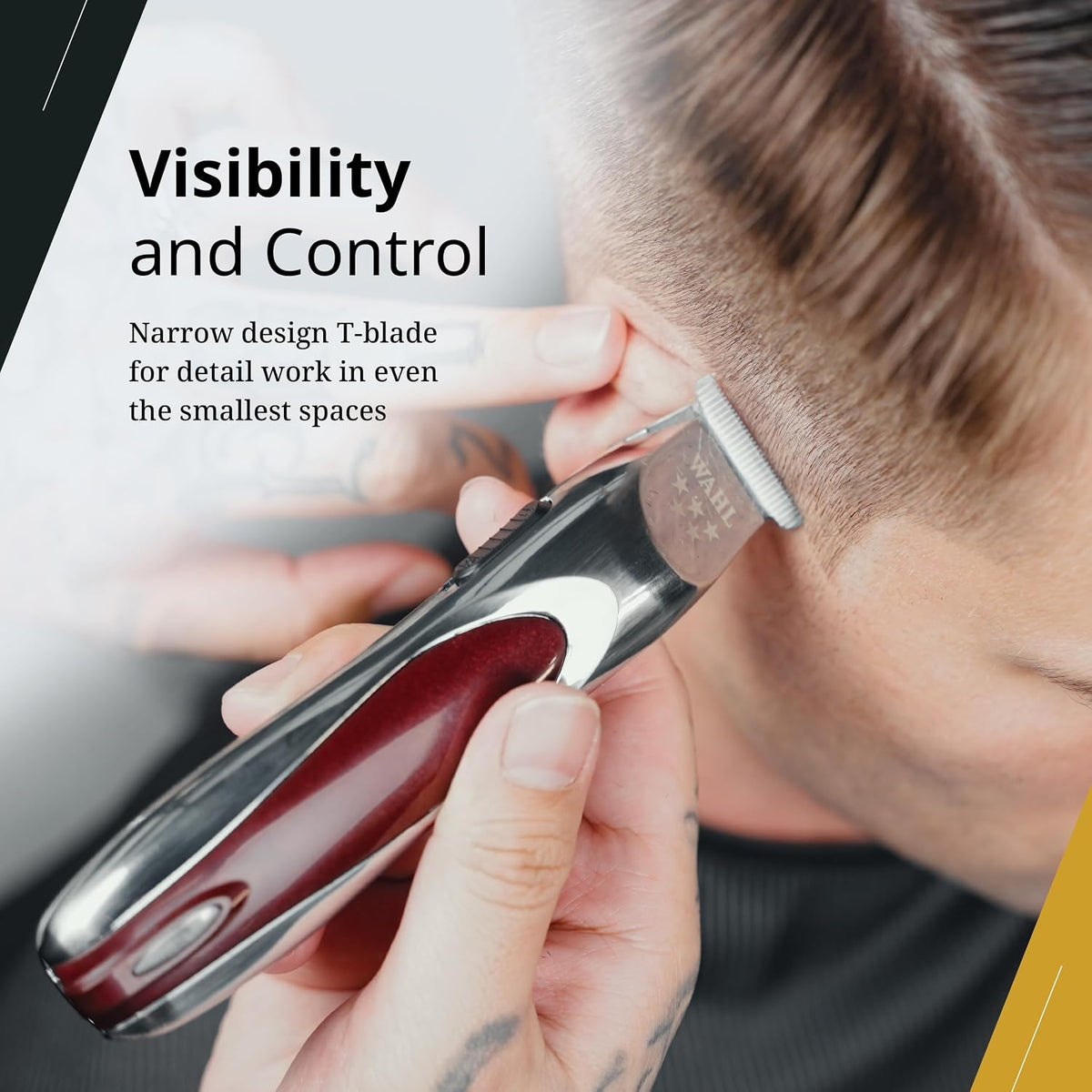 Wahl Professional 5 Star Align Cordless Trimmer, Narrow T-Blade,Model 8172