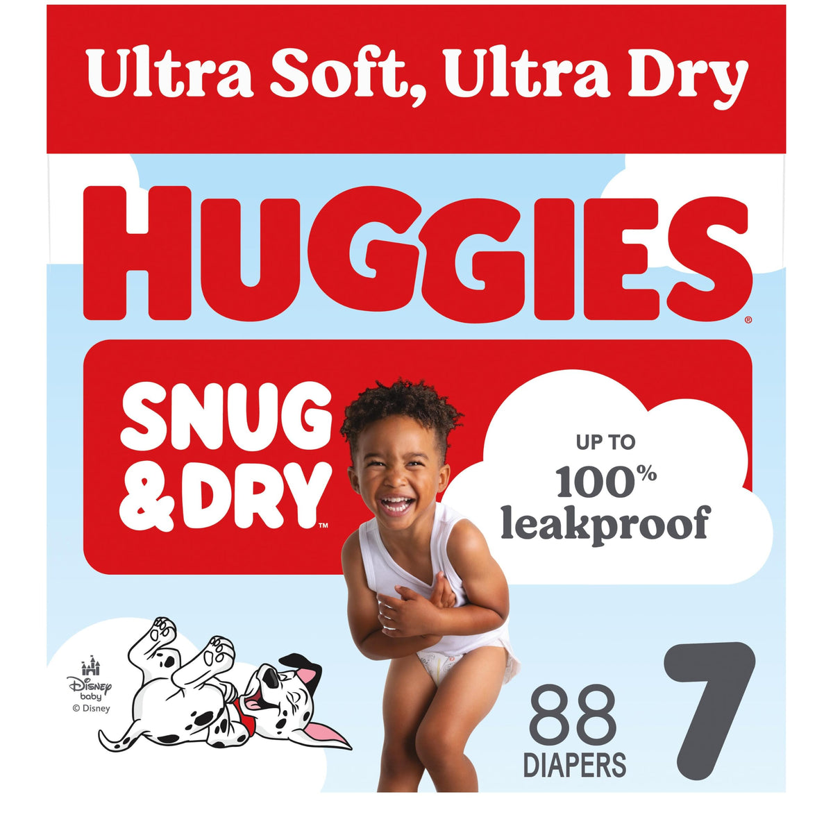 Huggies Snug & Dry Diapers Size 1, 44 Count