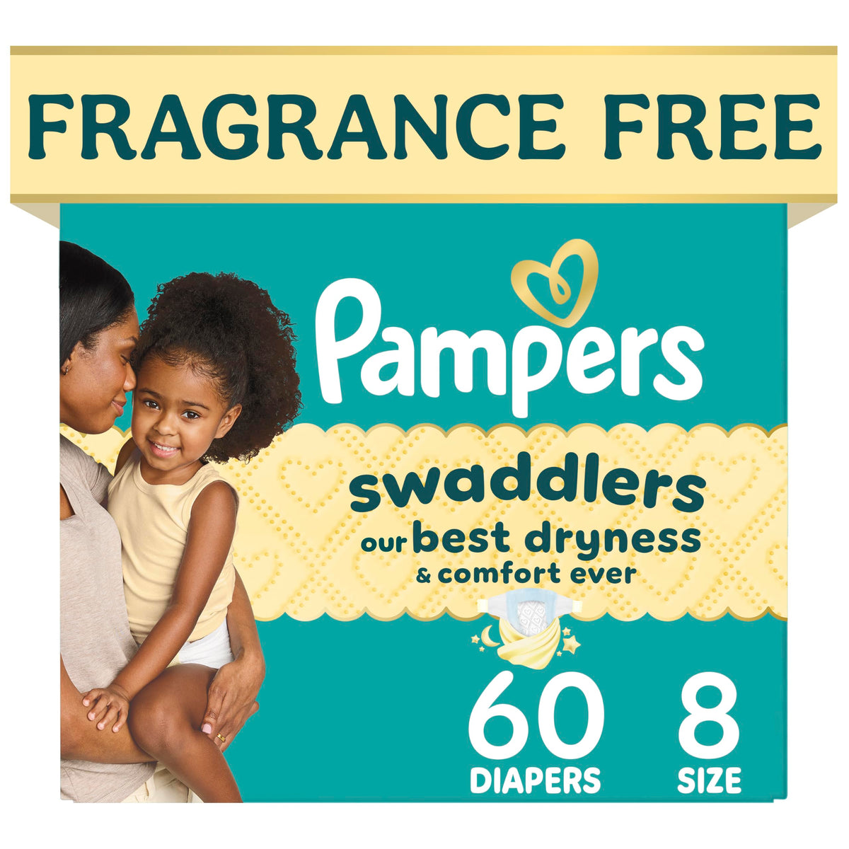 Swaddlers Diapers, Size 5 (20-37 lbs), 132 Count, Fragrance Free, Hypoallergenic, Absorbent, Pediatrician Recommended, Skin Safe