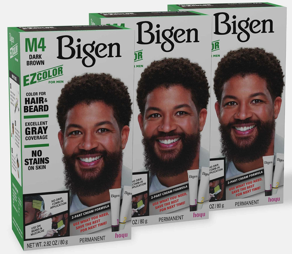 M1 Bigen EZ Color for Men Jet Black - 3 Pack