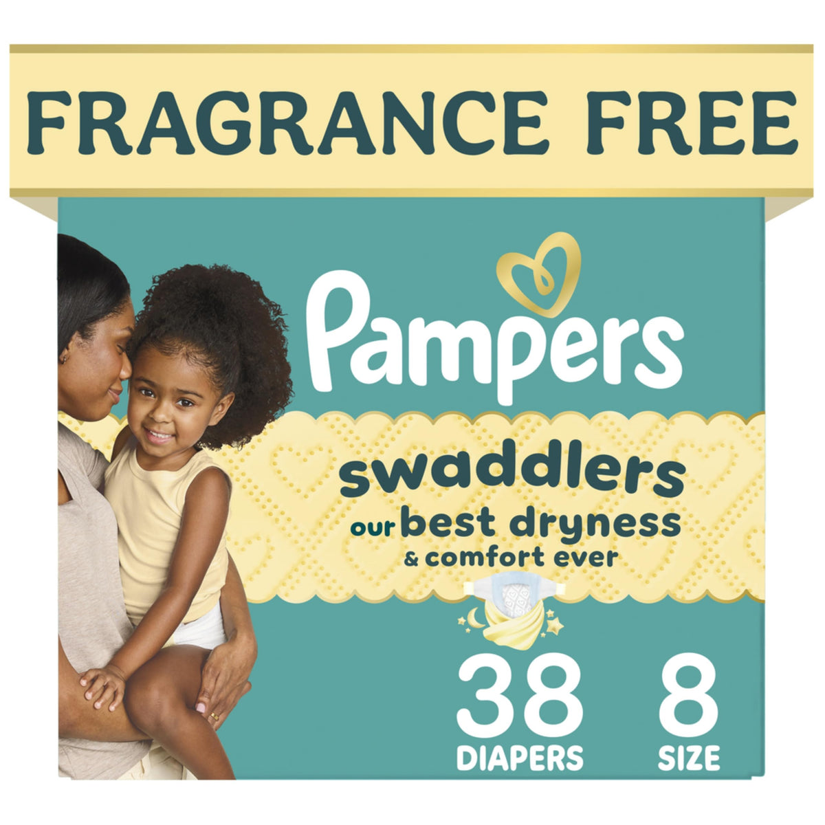 Swaddlers Diapers, Size 5 (20-37 lbs), 132 Count, Fragrance Free, Hypoallergenic, Absorbent, Pediatrician Recommended, Skin Safe