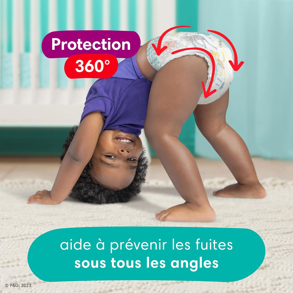 Pampers Diapers - Cruisers 360 - Size 7, 88 Count, Babyproof up to 100% Leakproof Pull-On Diaper