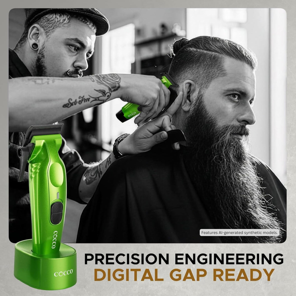 Cocco Hyper Veloce Pro High Performance Cordless Brushless Hair Clipper