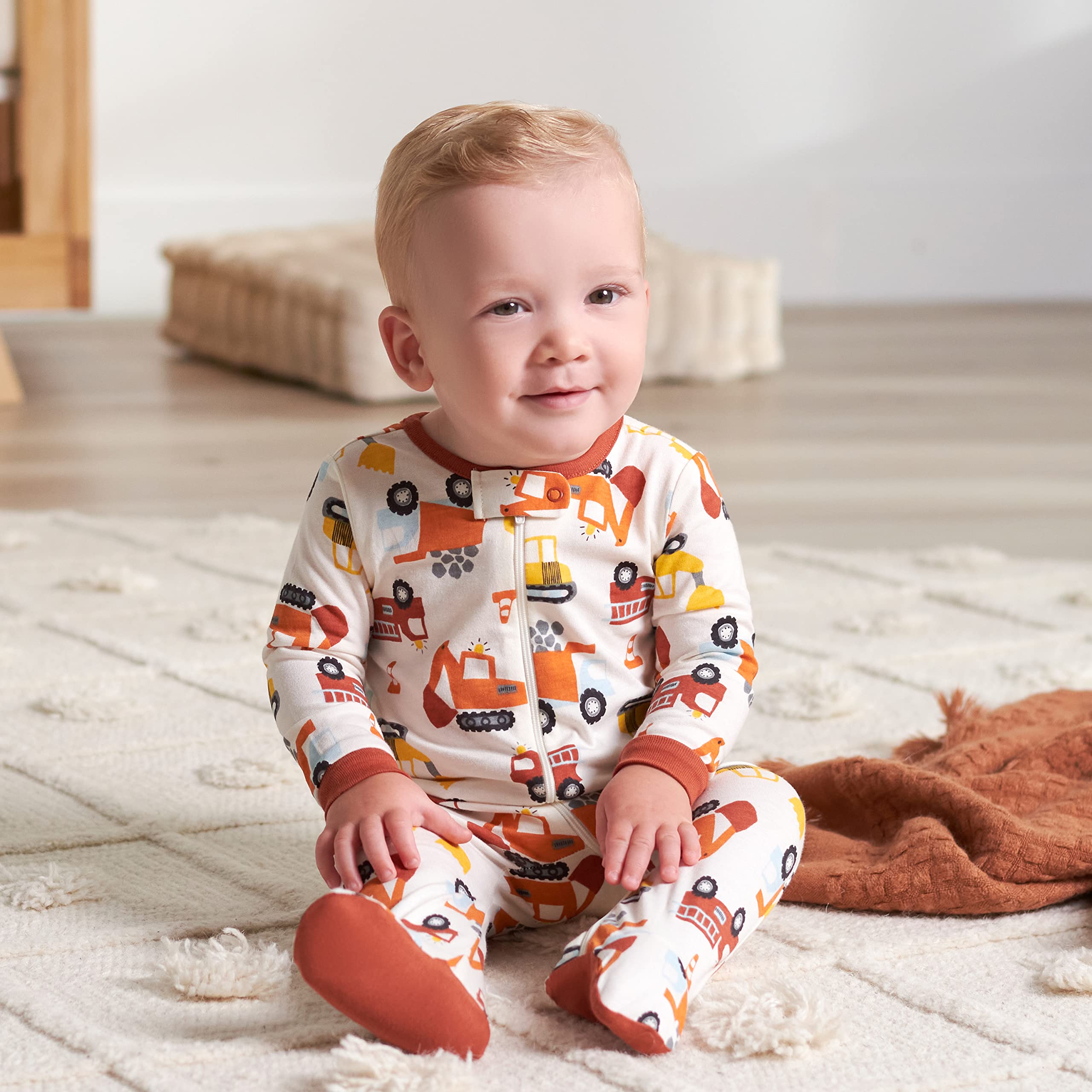 Gerber Baby Boys 4-Pack Sleep 'N Play Footie