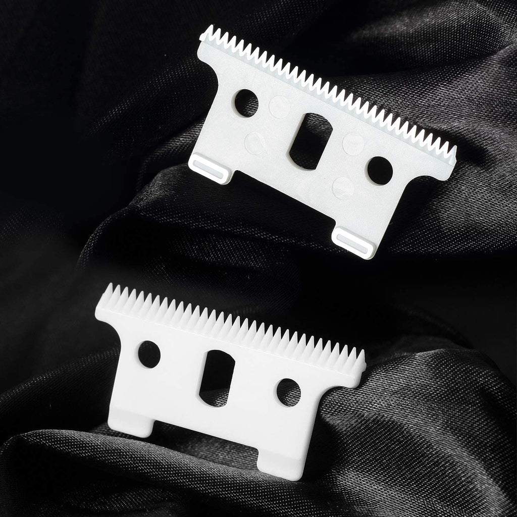 Professional 2-Hole Clipper Blades, Ceramic Replacement Blades for Wahl Senior Cordless Clipper