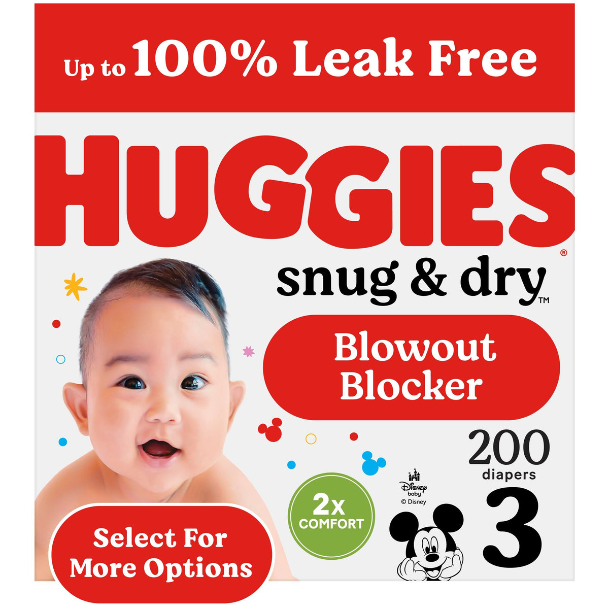 Huggies Snug & Dry Diapers Size 1, 44 Count