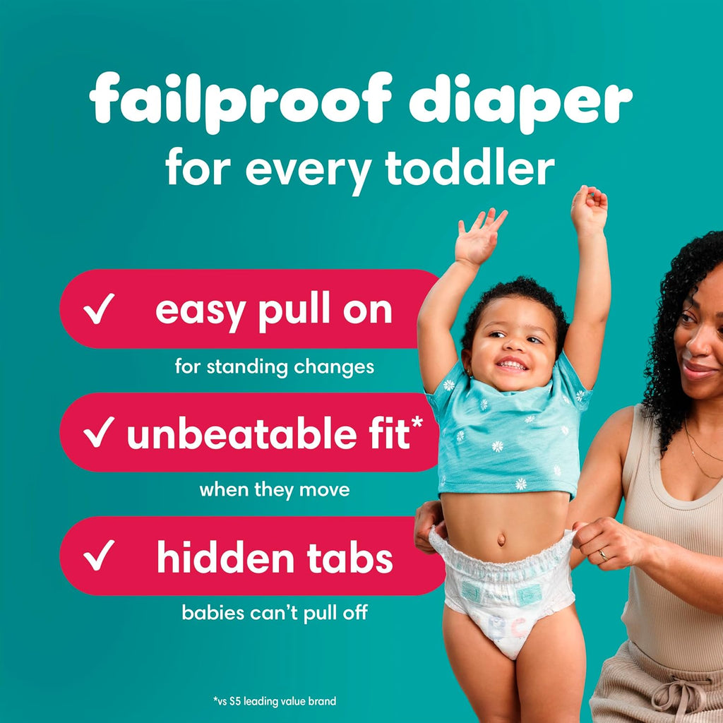 Pampers Diapers - Cruisers 360 - Size 7, 88 Count, Babyproof up to 100% Leakproof Pull-On Diaper
