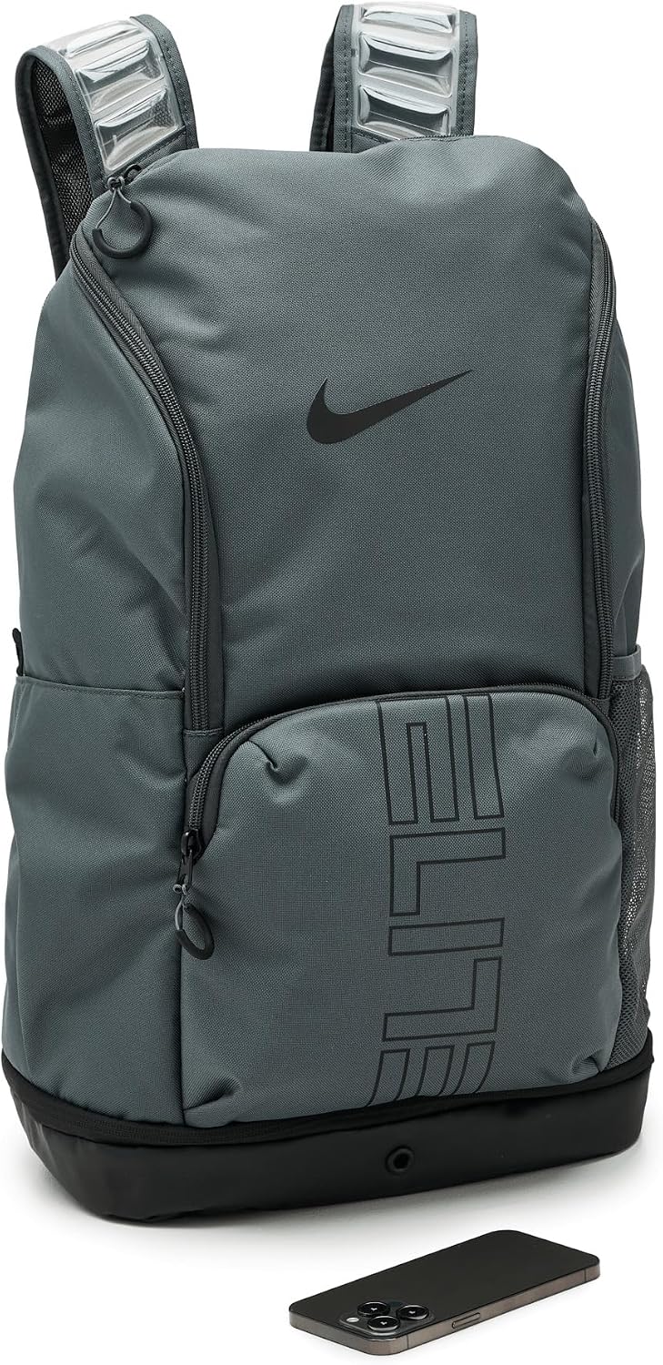 Nike Varsity Elite Backpack (32L), Iron Grey/Black/Black, MISC