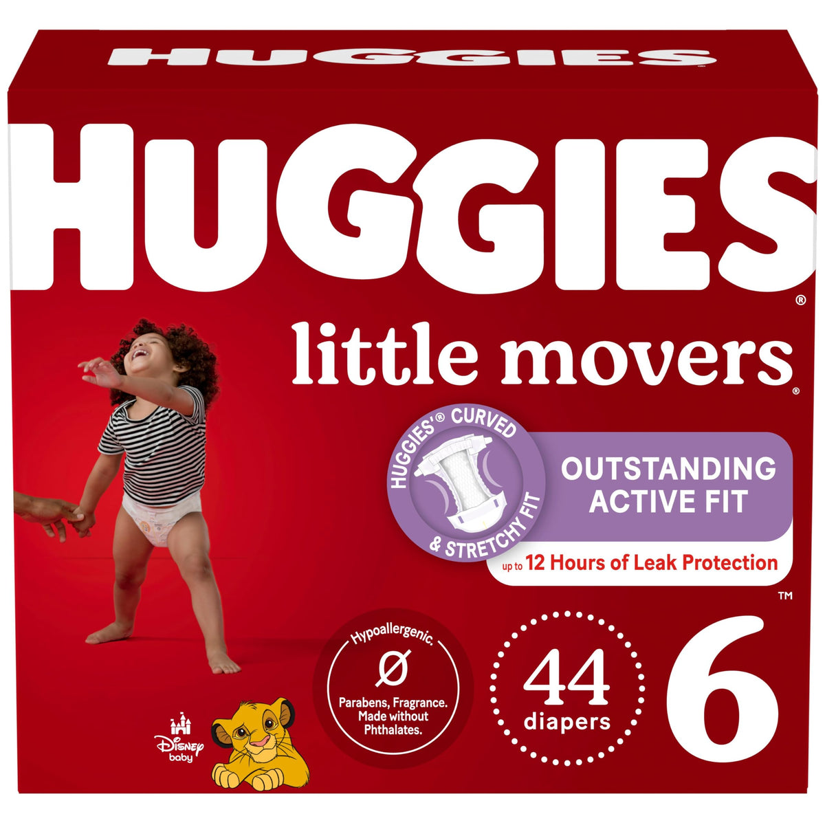 Huggies Little Movers Diapers Size 6, 84 Count