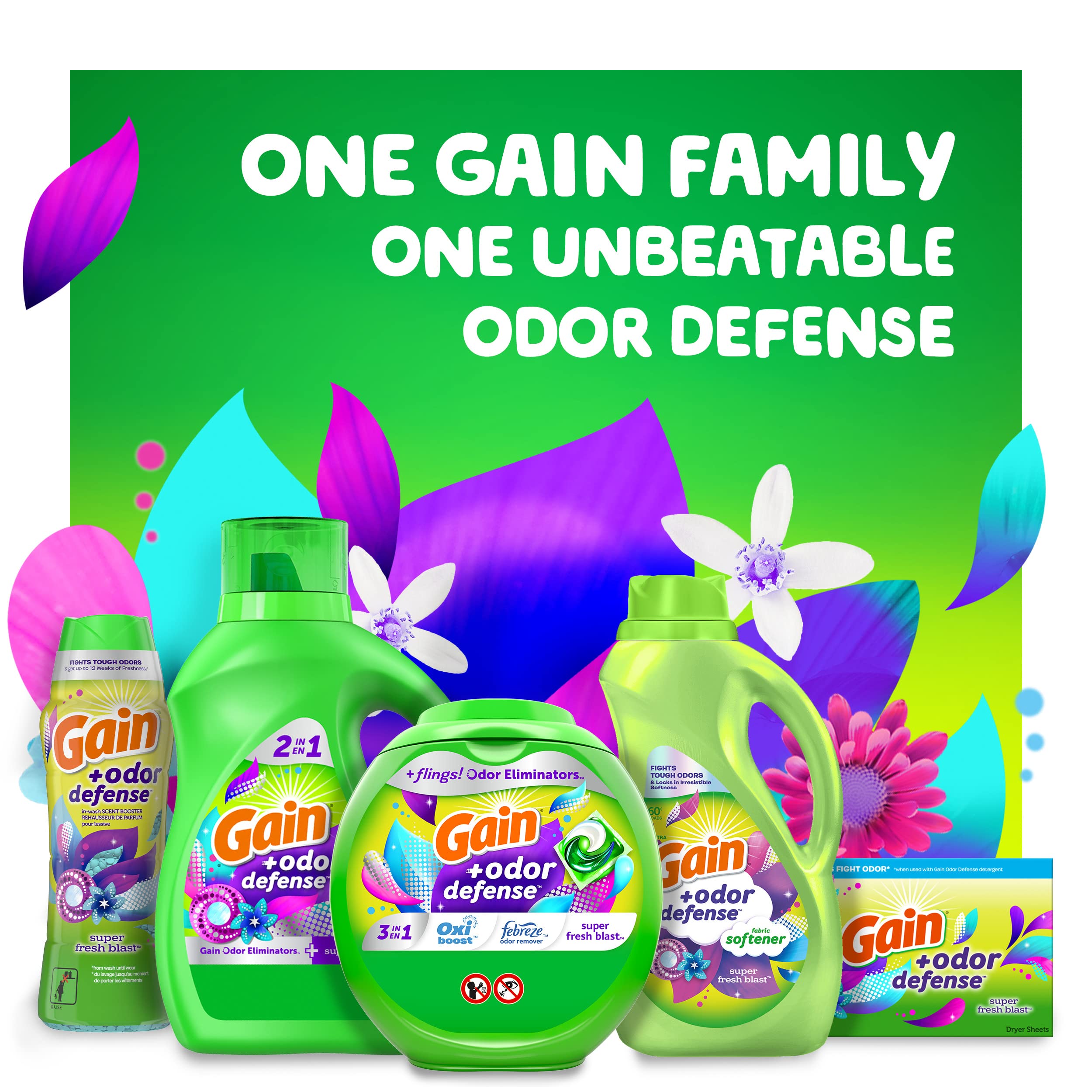 Gain Odor Defense Laundry Detergent