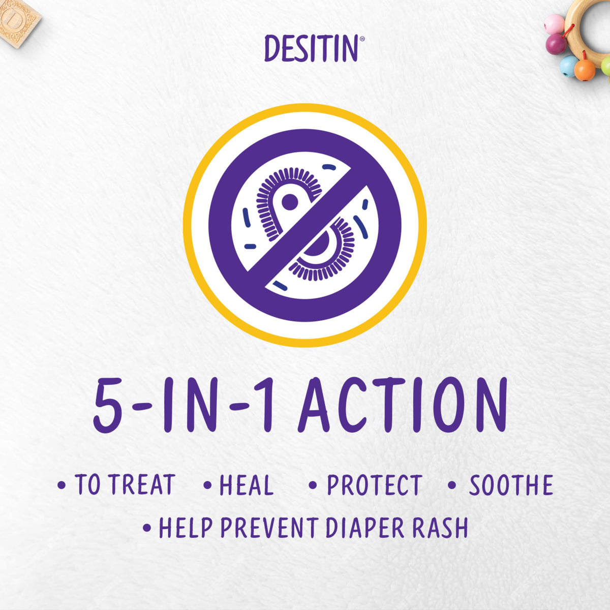 Desitin Maximum Strength Diaper Rash Paste, 40% Zinc Oxide, 4.8 oz