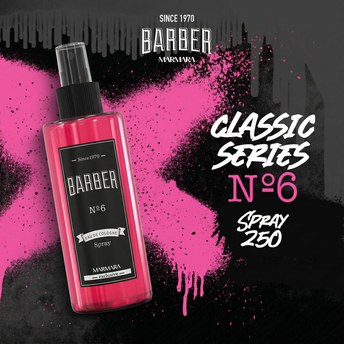 barber marmara No.3 Aftershave For Men, Turkish Eau De Cologne, Refreshing & Soothing, Moisturising & Cleansing.Leather, Cedarwood & Pacthouli Scent. Long Lasting Fragrance, 16.9 fl oz