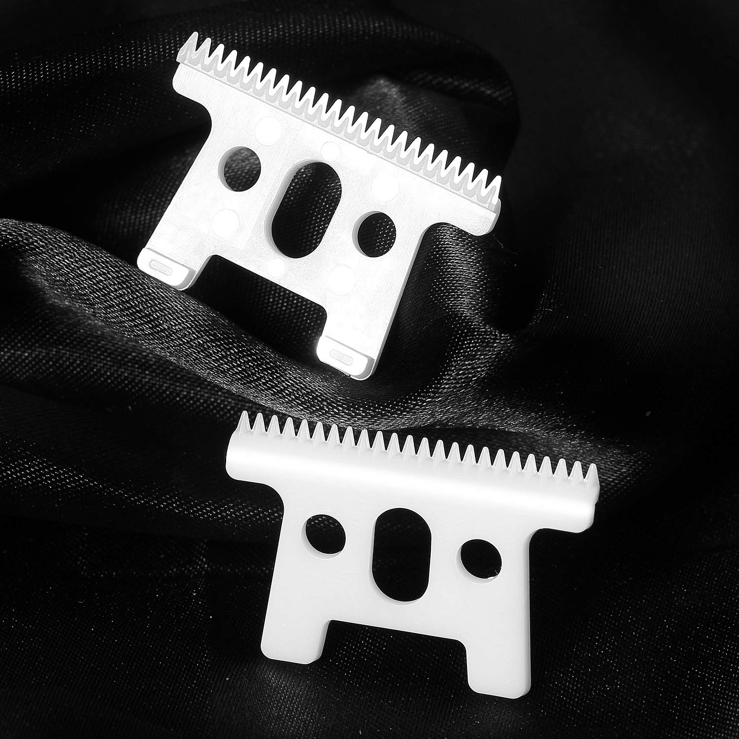 Professional 2-Hole Clipper Blades, Ceramic Replacement Blades for Wahl Senior Cordless Clipper