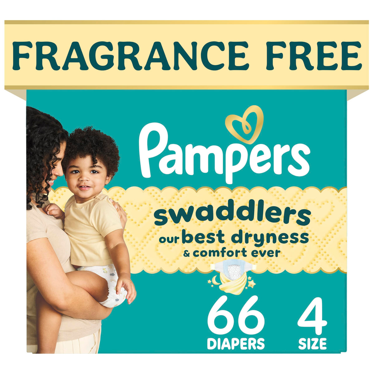 Swaddlers Diapers, Size 5 (20-37 lbs), 132 Count, Fragrance Free, Hypoallergenic, Absorbent, Pediatrician Recommended, Skin Safe