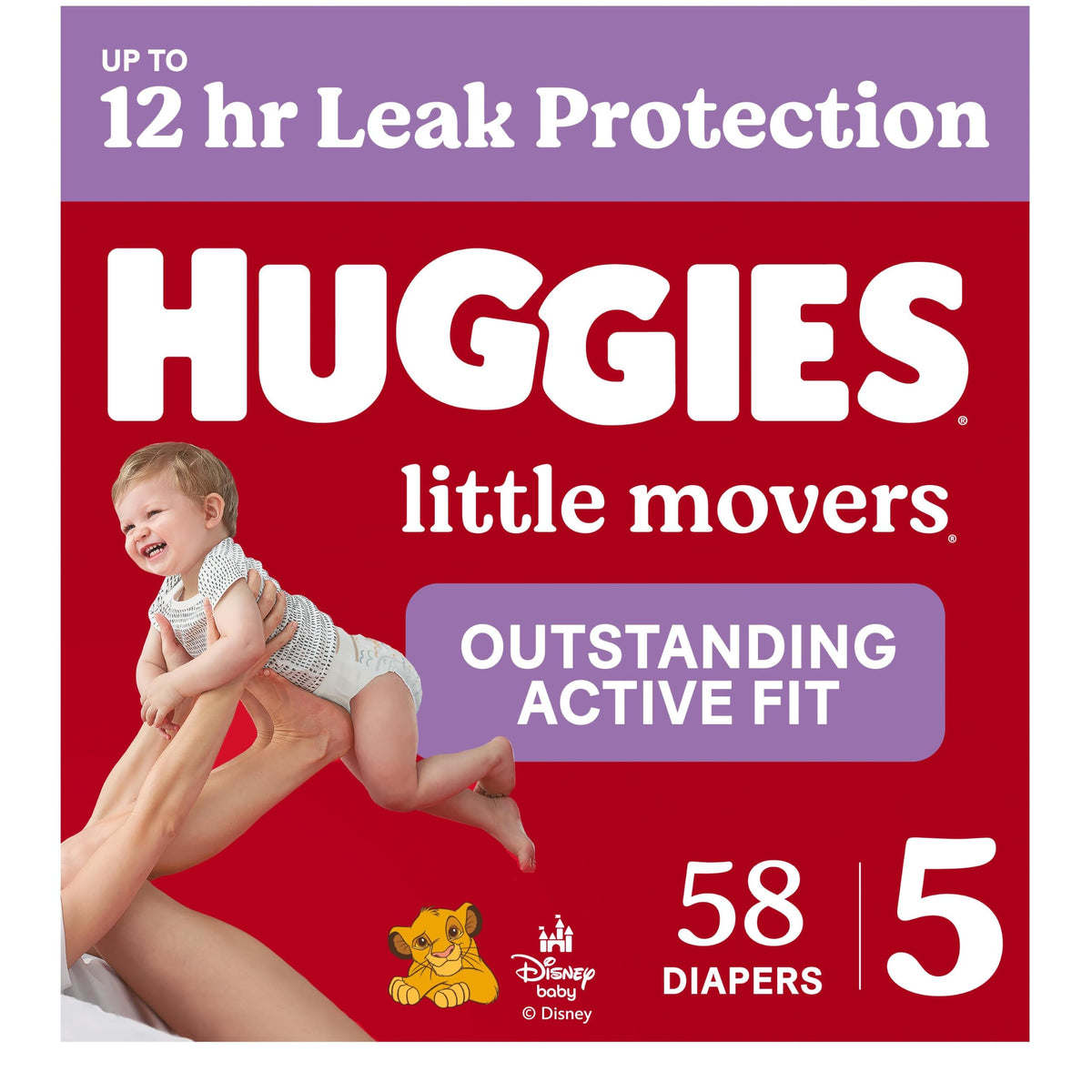 Huggies Little Movers Diapers Size 6, 84 Count