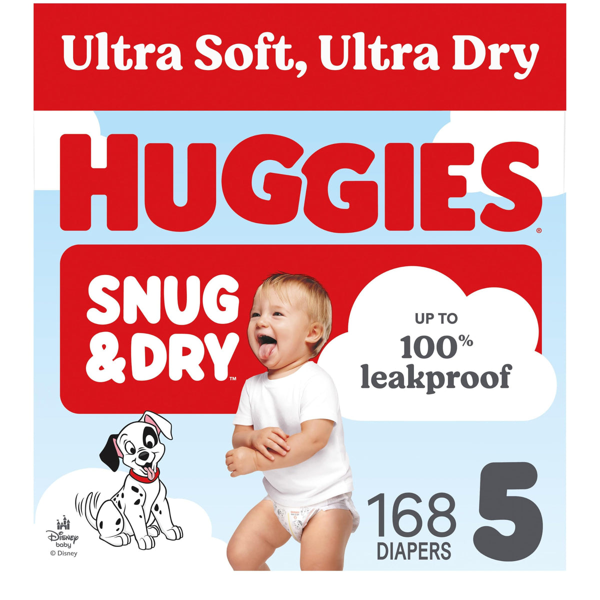 Huggies Snug & Dry Diapers Size 1, 44 Count