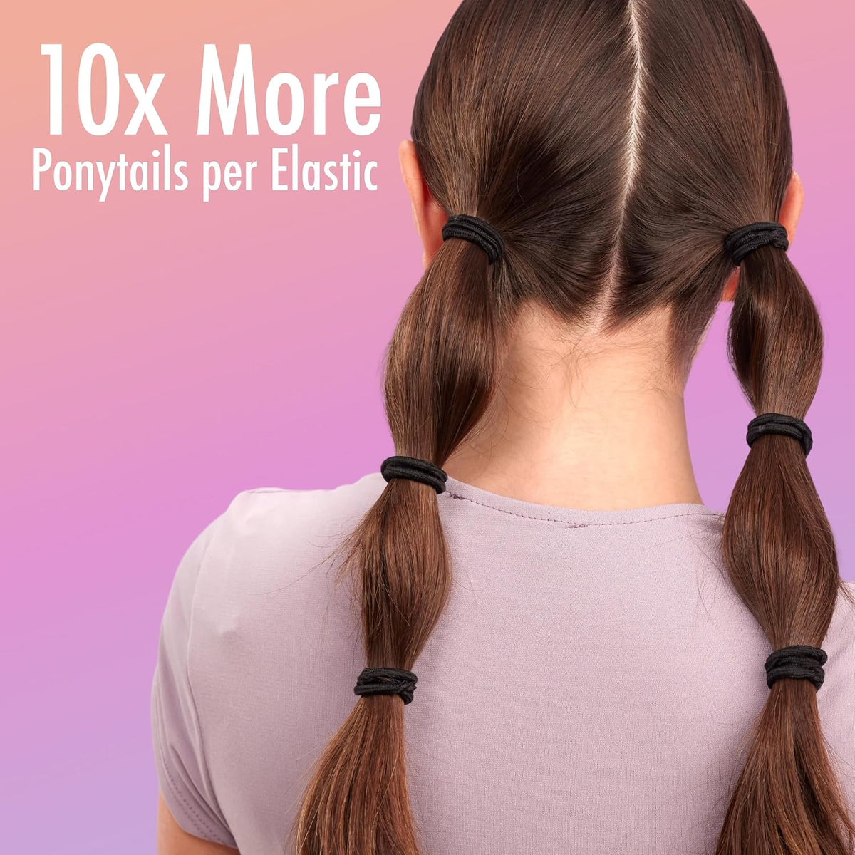 Goody Ouchless Elastic Hair Ties, 30 Ct, Blone, 4MM Rubber Bands, Pain-Free