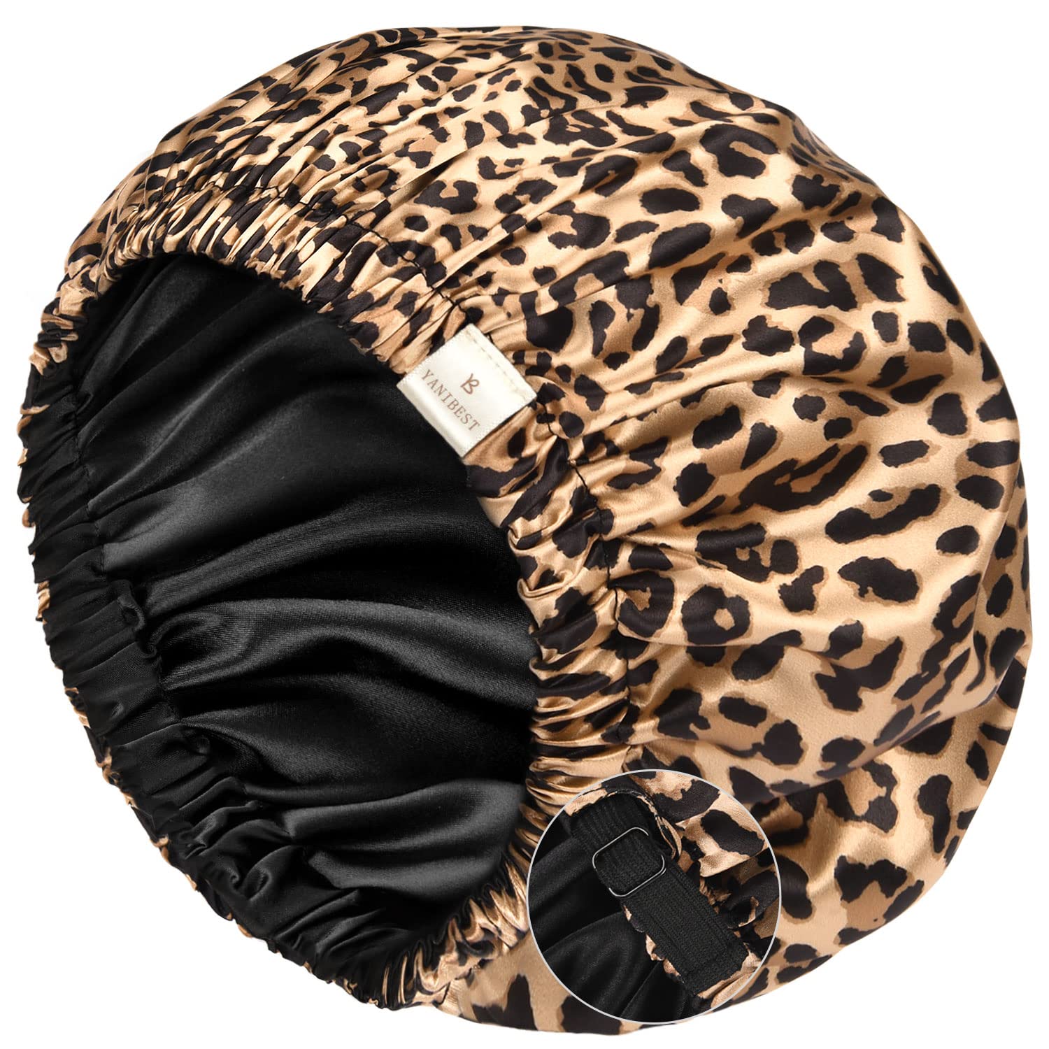 Yanibest Satin Sleep Bonnet – Adjustable Double Layer