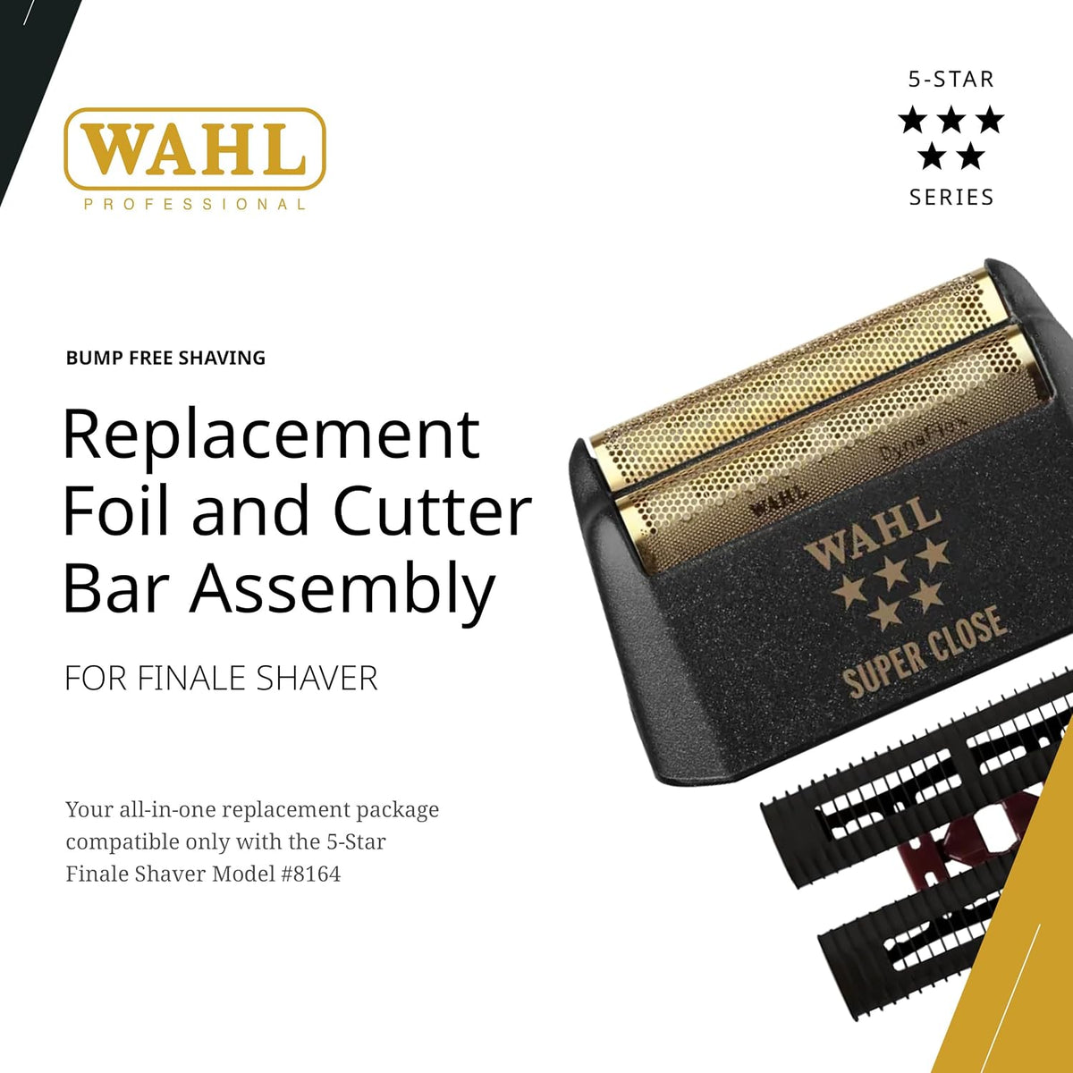 Wahl Professional 5 Star Finale Foil & Cutter Assembly, Model 7043