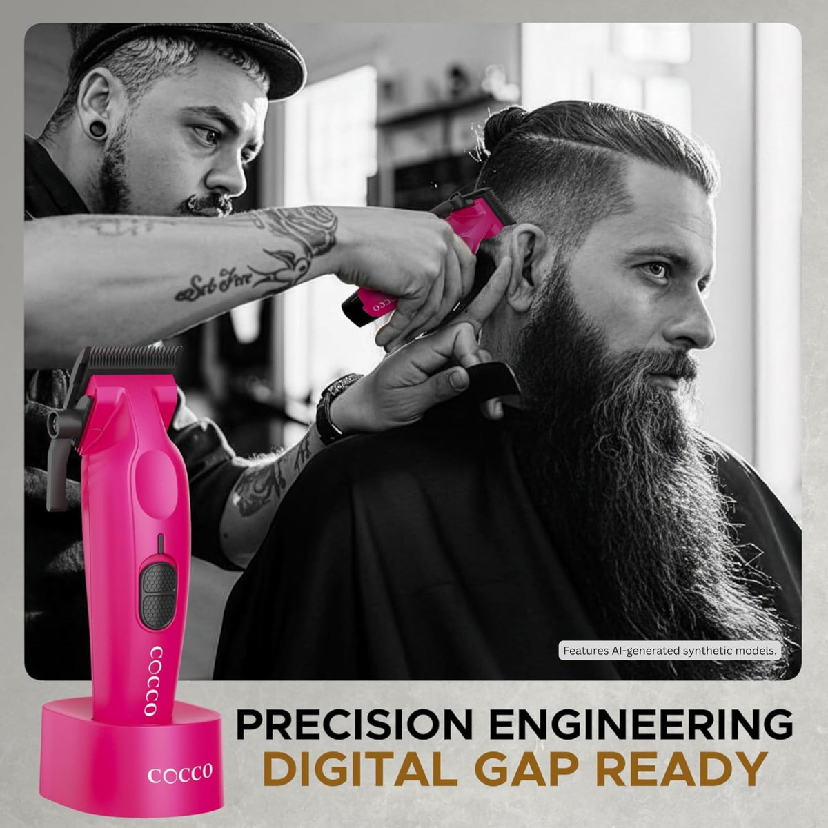 Cocco Hyper Veloce Pro High Performance Cordless Brushless Hair Clipper