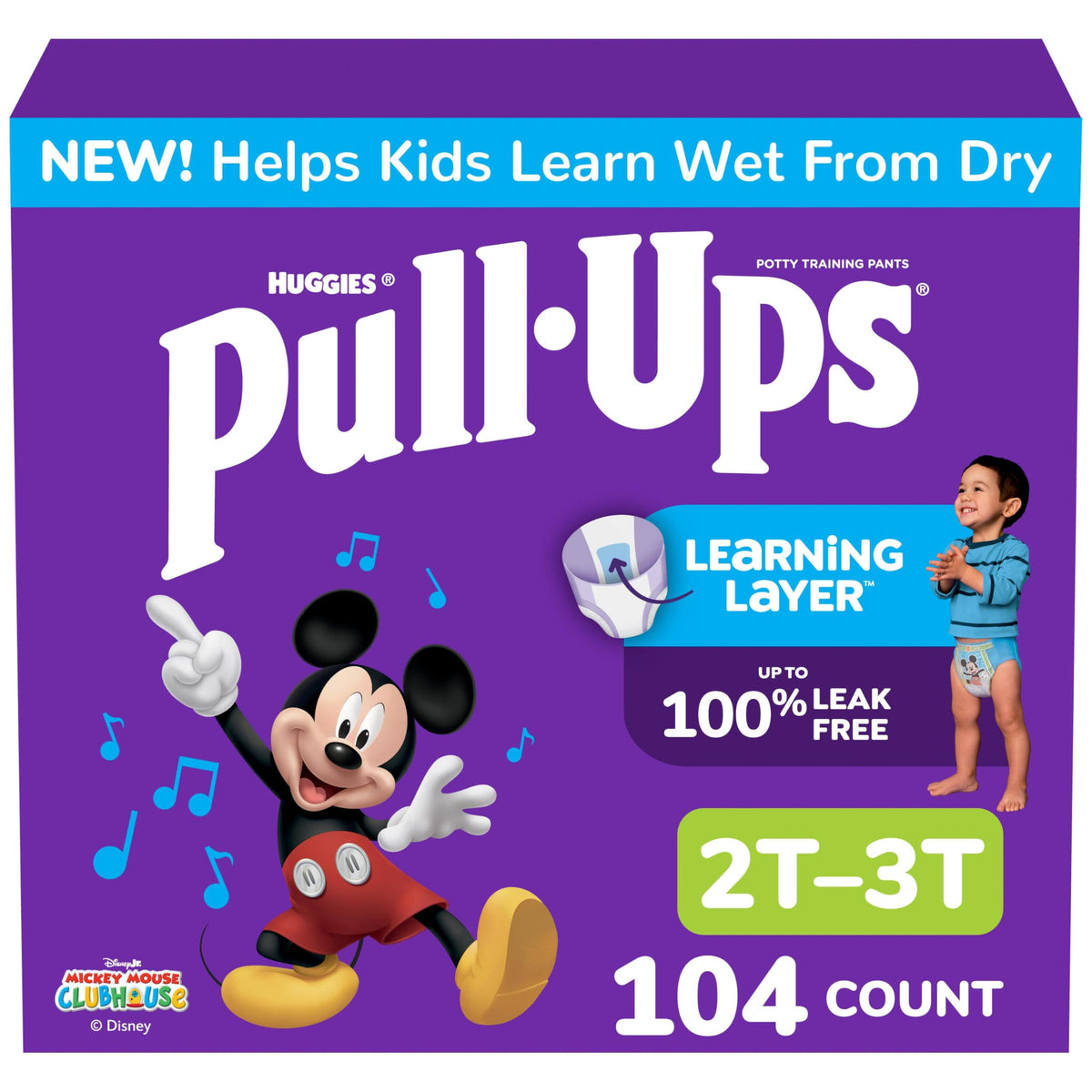 Pull-Ups Boys' Potty Training Pants, Size 3T-4T, 112 Count