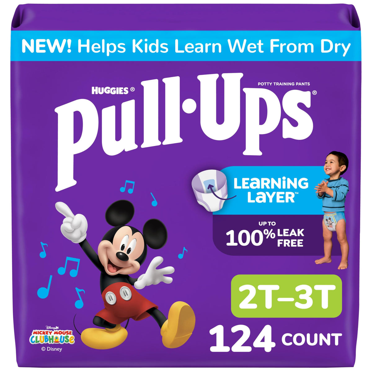Pull-Ups Boys' Potty Training Pants, Size 3T-4T, 112 Count